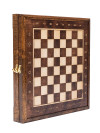 Шахматный ларец из дуба с чехлом без фигур 35 см фото 2 — hichess.ru - шахматы, нарды, настольные игры