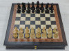 Шахматы подарочные из мореного дуба в ларце с фигурами Гамбит Люкс фото 3 — hichess.ru - шахматы, нарды, настольные игры