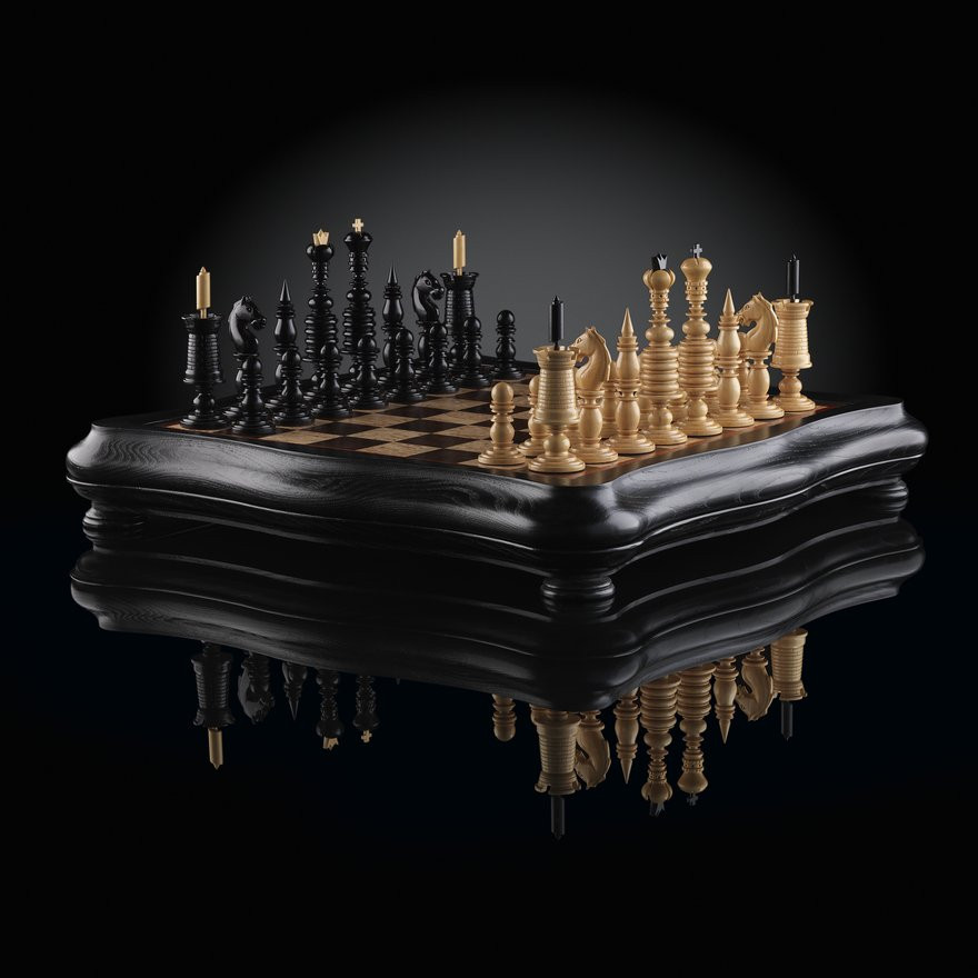 Шахматы "Барлейкорн Люкс Ампир" фото 1 — hichess.ru - шахматы, нарды, настольные игры