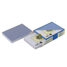 Карты для покера «Texas Holdem» 100% пластик, синяя рубашка — hichess.ru - шахматы, нарды, настольные игры