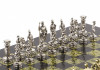 Шахматы "Римские воины" 28х28 см из змеевика фото 3 — hichess.ru - шахматы, нарды, настольные игры