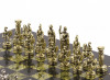 Шахматы "Римские воины" 28х28 см из змеевика фото 4 — hichess.ru - шахматы, нарды, настольные игры
