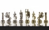 Шахматы "Римские воины" 28х28 см из змеевика фото 5 — hichess.ru - шахматы, нарды, настольные игры