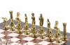 Шахматы с металлическими фигурами "Олимпийские игры" 32х32 см лемезит мрамор фото 3 — hichess.ru - шахматы, нарды, настольные игры