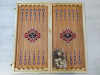 Нарды деревянные с рисунком Синий узор 60 на 60 см фото 1 — hichess.ru - шахматы, нарды, настольные игры