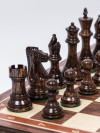 Шахматы подарочные из ореха и дуба Суприм глянцевые фото 2 — hichess.ru - шахматы, нарды, настольные игры