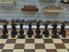 Шахматы подарочные из мореного дуба Антик в ларце с фигурами карельская береза Люкс фото 5 — hichess.ru - шахматы, нарды, настольные игры