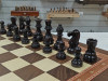 Шахматы подарочные из мореного дуба Антик в ларце с фигурами карельская береза Люкс фото 6 — hichess.ru - шахматы, нарды, настольные игры