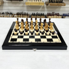 Шахматы нарды шашки Лакированные 40 см — hichess.ru - шахматы, нарды, настольные игры