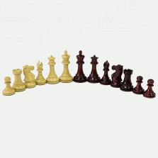 Шахматные фигуры Стаунтон ретро падук — hichess.ru - шахматы, нарды, настольные игры