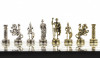 Шахматы "Римские воины" 28х28 см из змеевика и мрамора фото 5 — hichess.ru - шахматы, нарды, настольные игры