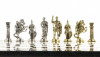 Шахматы с металлическими фигурами "Римские воины" доска камень 44х44 см фото 5 — hichess.ru - шахматы, нарды, настольные игры