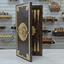 Нарды деревянные СССР подарочные большие — hichess.ru - шахматы, нарды, настольные игры