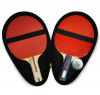 Чехол формованный для двух теннисных ракеток и двух шариков красный фото 3 — hichess.ru - шахматы, нарды, настольные игры