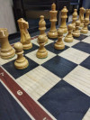 Шахматный стол из мореного дуба фото 4 — hichess.ru - шахматы, нарды, настольные игры