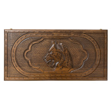 Нарды резные Волк, Mirzoyan — hichess.ru - шахматы, нарды, настольные игры