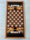 Нарды деревянные Арабские большие 60 на 60 см фото 3 — hichess.ru - шахматы, нарды, настольные игры