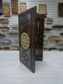 Нарды резные Армянский узор, Исраелян — hichess.ru - шахматы, нарды, настольные игры