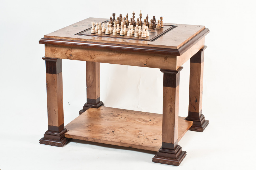 Шахматный стол Цезарион фото 1 — hichess.ru - шахматы, нарды, настольные игры