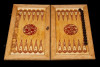 Нарды Пламенный Дракон (карельская береза) фото 2 — hichess.ru - шахматы, нарды, настольные игры