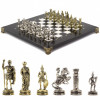 Шахматы "Римские воины" 28х28 см из мрамора фото 1 — hichess.ru - шахматы, нарды, настольные игры