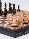 Шахматы профессиональные Суприм глянцевые венге дуб фото 2 — hichess.ru - шахматы, нарды, настольные игры