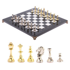 Шахматы подарочные Стаунтон 36 см мрамор змеевик — hichess.ru - шахматы, нарды, настольные игры