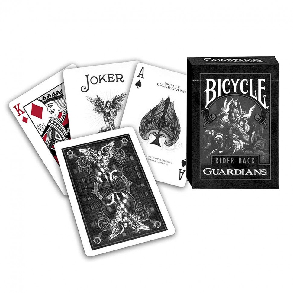 Игральные карты Bicycle "Guardians" 54 листа фото 1 — hichess.ru - шахматы, нарды, настольные игры