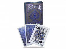 Карты &quot;Bicycle Metalluxe Blue&quot; — hichess.ru - шахматы, нарды, настольные игры