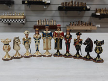 Шахматные фигуры ручной работы из хлеба Царская Россия — hichess.ru - шахматы, нарды, настольные игры