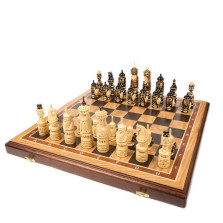 Шахматы резные Люкс дуб — hichess.ru - шахматы, нарды, настольные игры