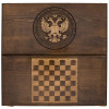 Нарды резные Герб РФ-2, Mirzoyan фото 7 — hichess.ru - шахматы, нарды, настольные игры