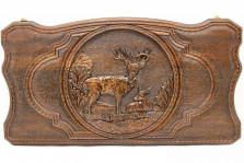 Нарды резные &quot;Олень 2&quot;, Simonyan — hichess.ru - шахматы, нарды, настольные игры