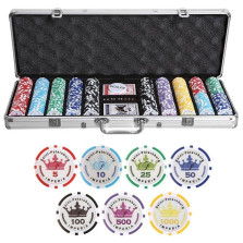 Набор для покера Empire на 500 фишек с пластиковыми картами — hichess.ru - шахматы, нарды, настольные игры