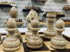 Шахматы нескладные ручной работы с резным конем, Hachatyr фото 3 — hichess.ru - шахматы, нарды, настольные игры