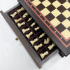Шахматный ларец с выдвижными ящиками подарочный венге Бастион фото 8 &mdash; hichess.ru - шахматы, нарды, настольные игры