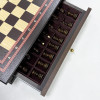 Шахматный ларец с выдвижными ящиками подарочный венге Бастион фото 9 &mdash; hichess.ru - шахматы, нарды, настольные игры