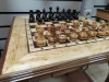 Шахматный Стол из Карельской березы Люкс фото 2 — hichess.ru - шахматы, нарды, настольные игры