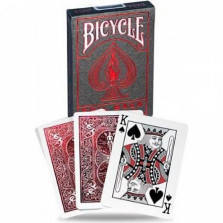 Карты &quot;Bicycle Metalluxe Red&quot; — hichess.ru - шахматы, нарды, настольные игры