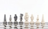 Шахматы сувенирные "Северные народы" камень змеевик мрамор 40х40 см фото 5 — hichess.ru - шахматы, нарды, настольные игры