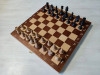 Шахматы складные деревянные турнирные Интарсия темные 40 х 40 см фото 3 — hichess.ru - шахматы, нарды, настольные игры
