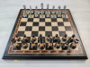 Шахматы подарочные складные Итальянский дизайн мореный дуб 45 на 45 см фото 1 — hichess.ru - шахматы, нарды, настольные игры
