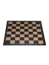 Шахматная доска Винил черная без фигур большая 51 на 51 см фото 1 — hichess.ru - шахматы, нарды, настольные игры