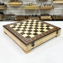 Шахматный ларец турнирный венге большой 52 см — hichess.ru - шахматы, нарды, настольные игры