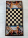 Нарды деревянные Леопард большие 60 на 60 см фото 3 — hichess.ru - шахматы, нарды, настольные игры