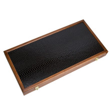 Нарды кожаные Королевская змея средние — hichess.ru - шахматы, нарды, настольные игры