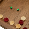 Нарды кожаные Королевская змея средние фото 4 — hichess.ru - шахматы, нарды, настольные игры