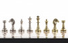 Шахматы турнирные "Стаунтон" с металлическими фигурами доска каменная 28х28 см фото 5 — hichess.ru - шахматы, нарды, настольные игры
