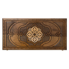 Нарды резные «Золотой Узор 3», Mirzoyan — hichess.ru - шахматы, нарды, настольные игры