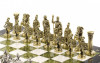 Шахматы "Римские воины" 44х44 см мрамор змеевик фото 4 — hichess.ru - шахматы, нарды, настольные игры